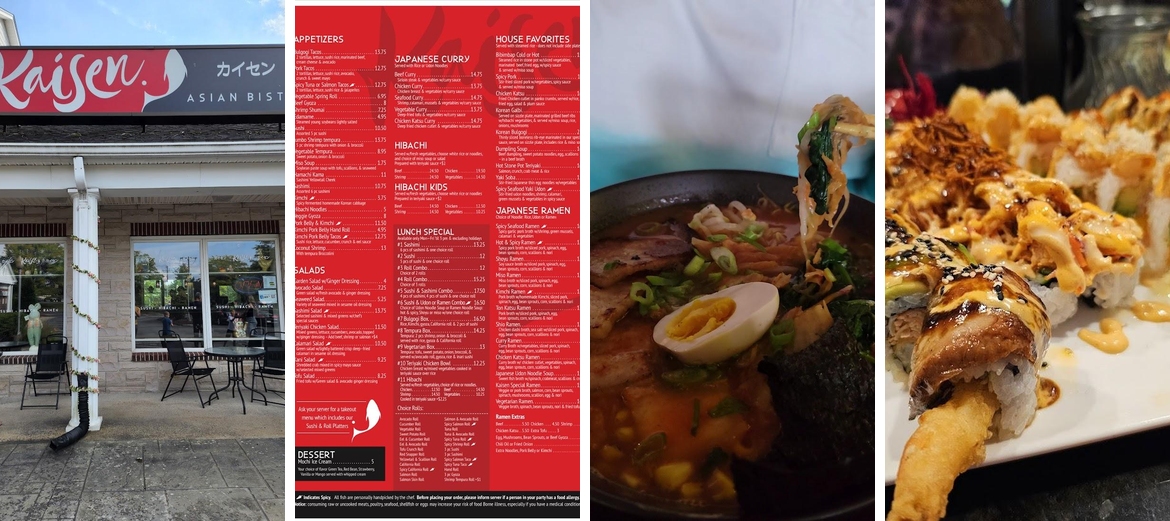 Kaisen Restaurant Menu